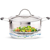 Steamer Basket Stainless Steel Vegetable Steamer Basket Folding Steamer Insert