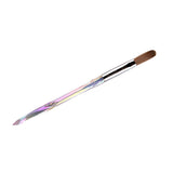 Rolabling Nail Art Brush Acrylic Brush Nail Pen with Symphony Diamond Handle Manicure Design Nail Art Tool (14#)