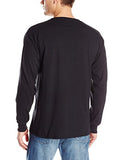 Jerzees Men's Dri-Power Long Sleeve T-Shirt, Black, Small