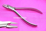 Premium German Stainless Orthodontic Aderer Plier 3 Prong Dental Wire Bending Plier Priple Beak Lab