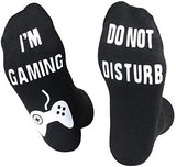 Do Not Disturb Gaming Socks, Funny Cotton Novelty Gamer Socks Gifts