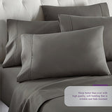 4 Piece Hotel Luxury Soft 1800 Series Premium Bed Sheets Set, Deep Pockets, Hypoallergenic