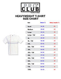 Pro Club Men's Heavyweight Cotton Short Sleeve Crew Neck T-Shirt, Small