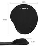 VictSing Ergonomic Mouse Pad, Mouse Pad with Gel Wrist Support Wrist Rest