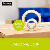 Scotch Sure Start Packaging Tape, 1.88"x 22.2 yd, Designed for Packing