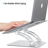 Nulaxy Laptop Stand, Ergonomic Height Angle Adjustable Computer Laptop