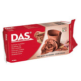 DAS Air-Hardening Modeling Clay, 1.1 Lb. Block, Terra Cotta Color (387100)