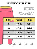 TSUTAYA Women's High Waist Scrunch Butt Leggings Textured Sexy Gym Sports Yoga