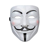 Miuion Guy Fawkes Mask -V for Vendetta， Anonymous Hacker Cosplay Party Mask