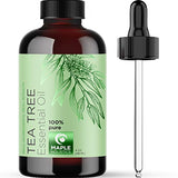 Pure Tea Tree Oil 4oz - Tea Tree Essential Oil for Hair Skin and Nails - Australian Tea