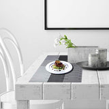 pigchcy Placemats,Washable Vinyl Woven Table Mats,Elegant Placemats
