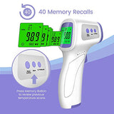 Touchless Thermometer for Adults, Forehead Thermometer for Fever, Body Thermometer and Surface Thermometer 2 in 1 Dual Mode Thermometer