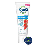 Tom's of Maine Natural Children's Fluoride-Free Toothpaste, Silly Strawberry, 5.1 oz. 3-Pack