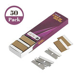 Bates- Single Edge Razor Blade, 50 pc, Razor Blades Scraper, Razor Blades Single Edge