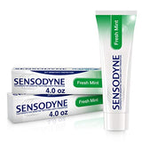 Sensodyne Fresh Sensitive Toothpaste, Mint, 4 Oz (Pack of 2)