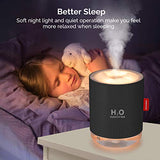 Portable Mini Humidifier, 500ml Small Cool Mist Humidifier, USB Personal Desktop Humidifier