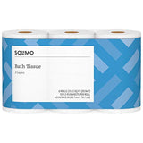 Amazon Brand - Solimo 2-Ply Toilet Paper, 6 Count (Pack of 5)