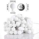 33 Feet 100 Led Globe Ball String Lights, USB Fairy String Lights Plug in, 8 Modes