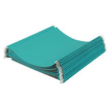 Amazon Basics Hanging Folders, Letter Size, Aqua, 25-Pack