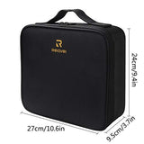 Relavel Travel Makeup Train Case Makeup Cosmetic Case Organizer Portable Artist