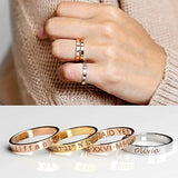 Valentines Day Gifts for Women Graduation Gift for Her Personalized Stacking Ring