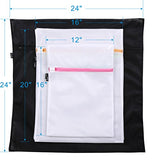 Set of 5 Mesh Laundry Bags-1 Extra Large, 2 Large & 2 Medium Bags Laundry,Blouse