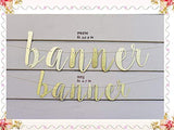 Custom Glitter Banner, Custom Glitter Garland, Garland, Wedding Banner