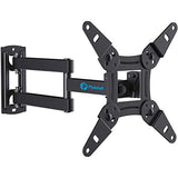 Full Motion TV Monitor Wall Mount Bracket Articulating Arms Swivels Tilts Extension