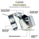 Champagne Stoppers by Kloveo - Patented Seal (No Pressure Pump Needed) Made in Italy