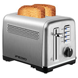 Toaster 2 Slice Best Rated Prime Stainless Steel Toasters with Removable Crumb Tray