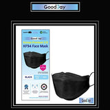 [Happy Life] 6pcs Premium 3D Disposable KF94 Face Mask, KF94 Mask, Black KF94