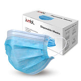 Jumbl Blue Disposable Face Masks | Protective 3-Ply Breathable Comfortable