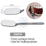 Dental Large Size Mouth Front Surface Mirrors, 2 styles