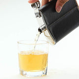 YWQ Stainless Steel American Flag Flask, Soft Touch Cover Liquor Flasks 8oz | Leak Proof