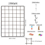 1 Pack Wall Grid Wire Panel | Photos & Pictures Display Gridwall | Metal, Black & Magnetic