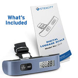 Etekcity Luggage Scale, Digital Portable Handheld Suitcase Weight for Travel