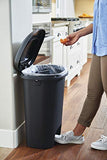 Rubbermaid Step-On Lid Trash Can for Home, Kitchen, and Bathroom Garbage, 13 Gallon