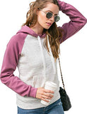 Doublju Basic Lightweight Pullover Hoodie Sweatshirt