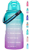 Fidus Large 1 Gallon Motivational Water Bottle with Paracord Handle