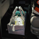 Parker Baby Diaper Caddy - Nursery Storage Bin and Car Organizer for Diapers