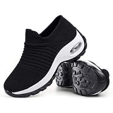 Women's Walking Shoes Sock Sneakers - Mesh Slip On Air Cushion Lady Girls Modern