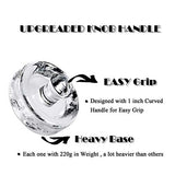 Jillmo 4 Pack Glass Fermentation Weights with Easy Grip Handle