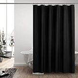 Ultimate Waterproof Fabric Shower Curtain or Liner, Breathable TPU & Machine Washable