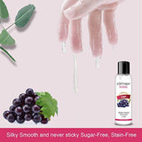Climax Water Based Grape Flavored Natural Lube, 4oz Kissable Non Sticky Slippery