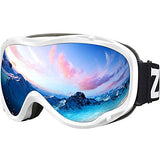 ZIONOR Lagopus Ski Snowboard Goggles UV Protection Anti fog Snow Goggles