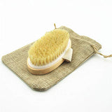 Dry Skin Body Brush - Improves Skin's Health And Beauty - Natural Bristle - Remove Dead Skin And Toxins, Cellulite Treatment, Improves Lymphatic Functions, Exfoliates,Stimulates Blood Cirlulation