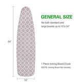 SUNKLOOF Scorch Resistance Ironing Board Cover and Pad Resists Scorching and Staining