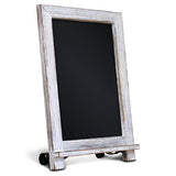 Rustic Whitewash Tabletop Chalkboard Sign / Hanging Magnetic Wall Chalkboard