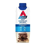 Atkins Milk Chocolate Delight Protein-Rich Shake. Rich and Creamy with High-Quality