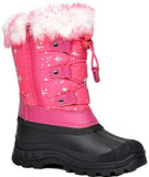 DREAM PAIRS Toddler Ksnow Fuchsia Isulated Waterproof Snow Boots -10 M US Toddler